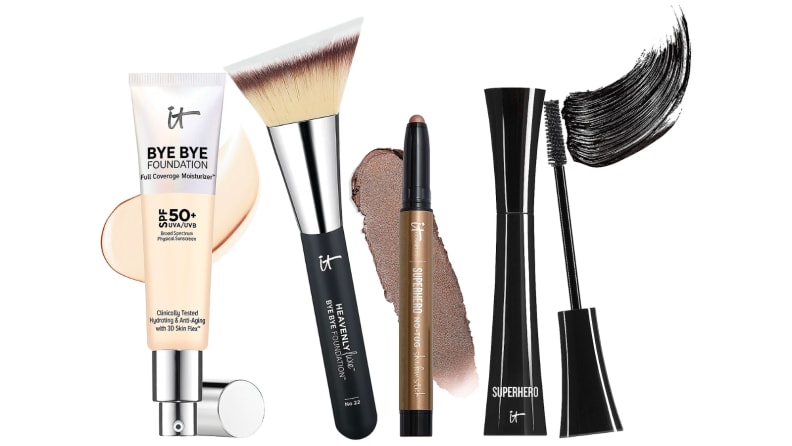 It cosmetics on a white background