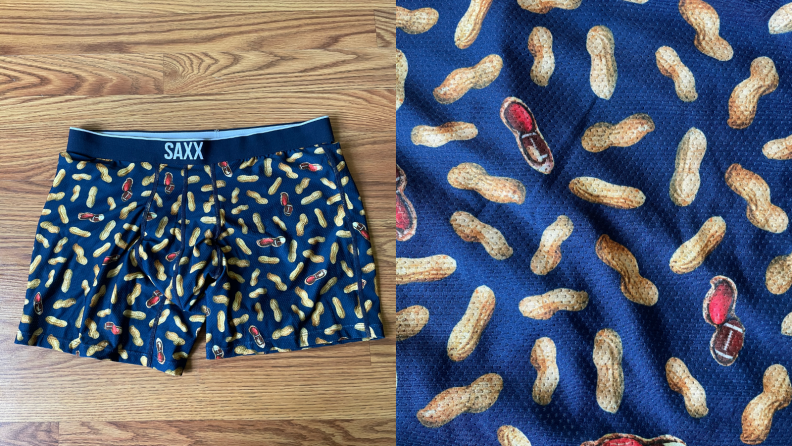 Saxx Volt underwear with peanut design