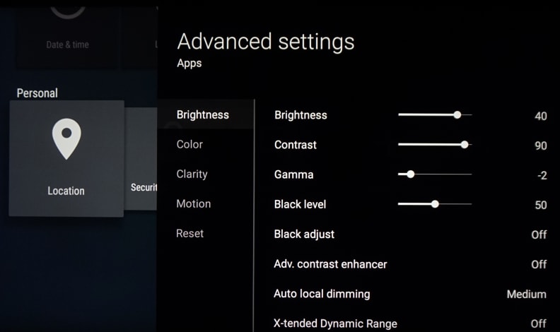 Sony XBR-65X930C software