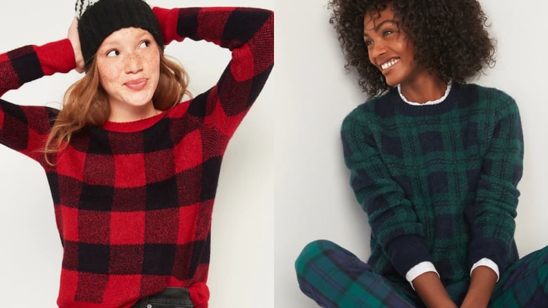 Choose from three pretty plaid patterns.