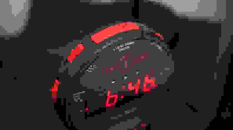 the buttons atop the sonic bomb alarm clock