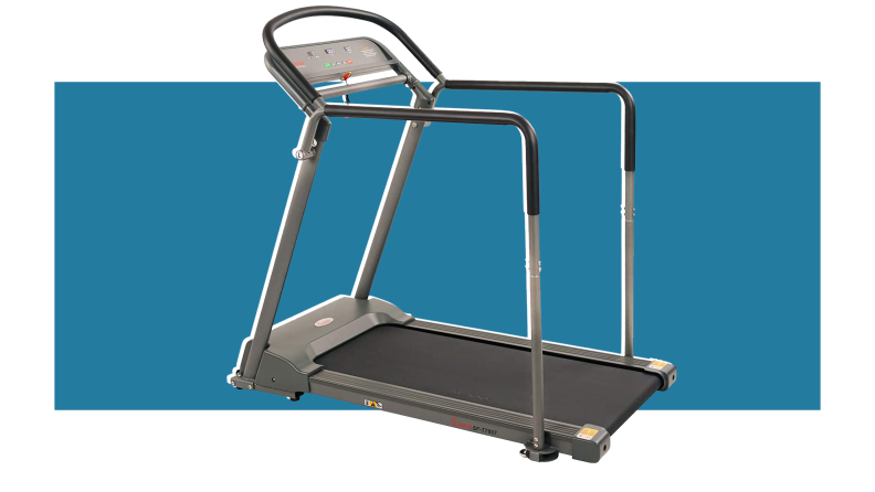 Black Sunny Health & Fitness Walking Treadmill.