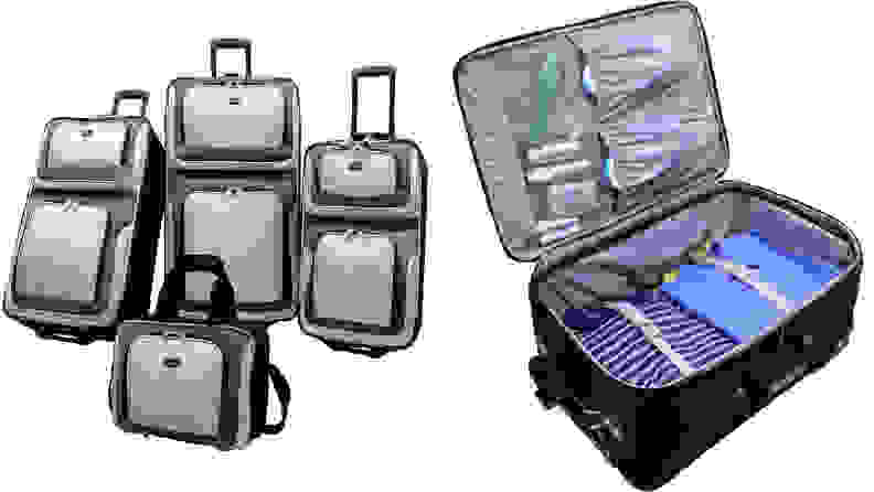 Suitcases for traveling
