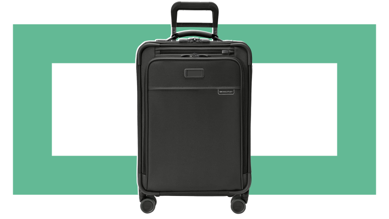 A Riley & Briggs extendable carry-on