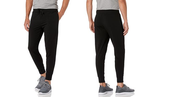 black joggers