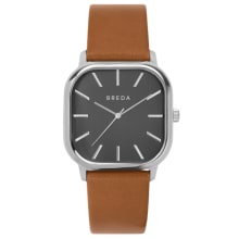 Product image of Breda Visser Square Leather Strap Watch, 35mm