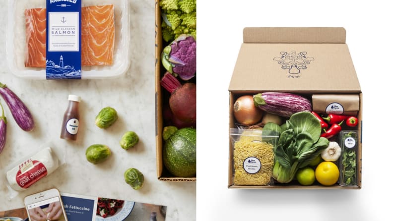 Blue Apron's emballage.