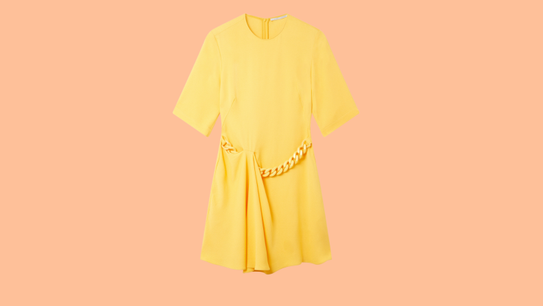 A Stella McCartney yellow dress.