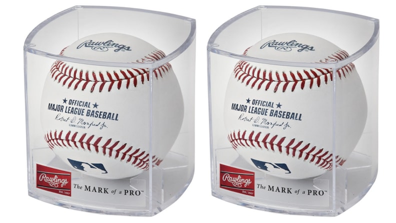  Rawlings Official Father's Day Blue Major League Manfred  Baseball Cubed