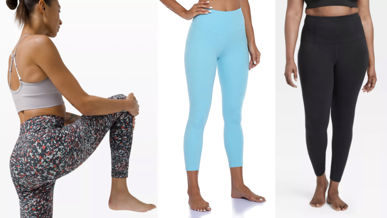 Lululemon Align, Colorfulkoala, and Target All in Motion leggings