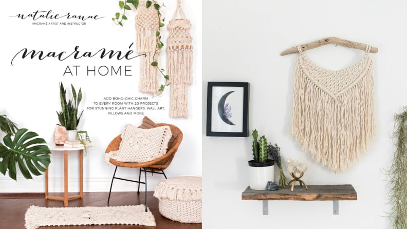 This book contains all sorts of fun macramé projects.