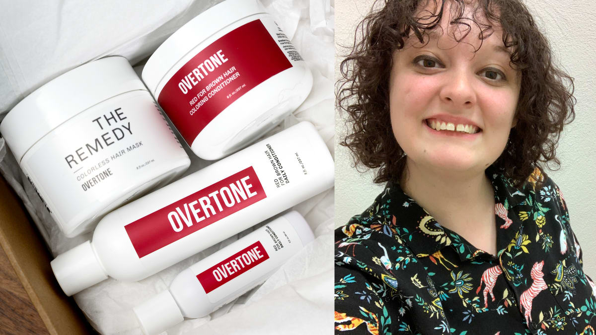 Can Overtone coloring conditioner really dye brown hair without bleach? -  Reviewed