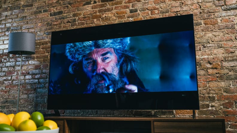 The LG G1 displaying 4K, HDR content