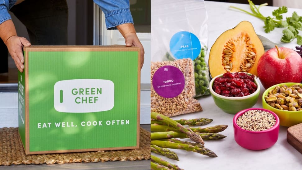 绿色厨师的植物动力餐是完美的素食主义者和纯素食主义者。