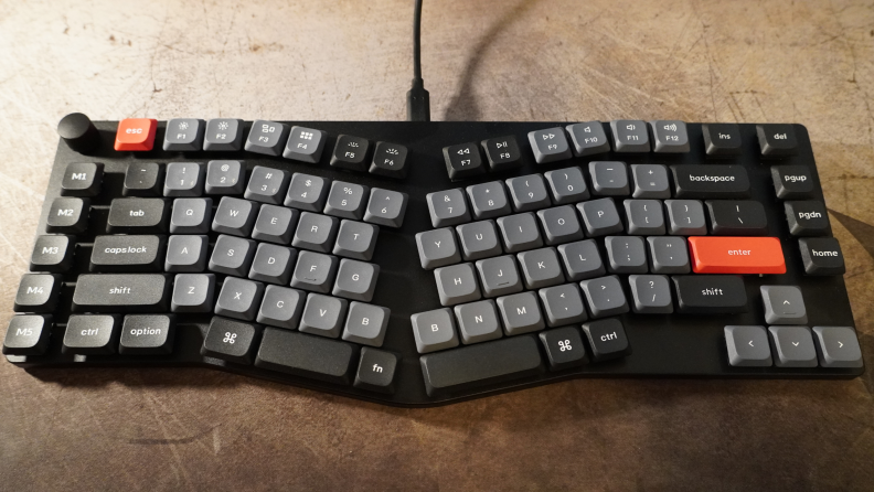 The Keychron K15 Pro keyboard.