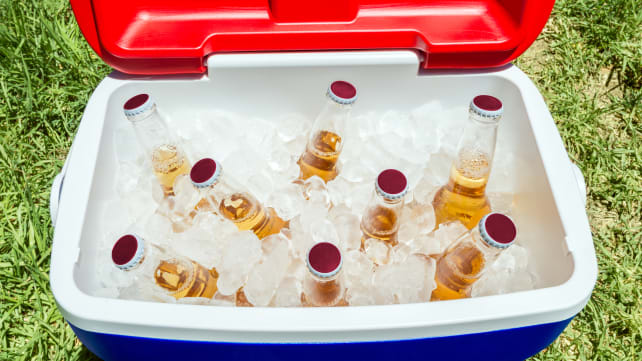 How to fill a cooler