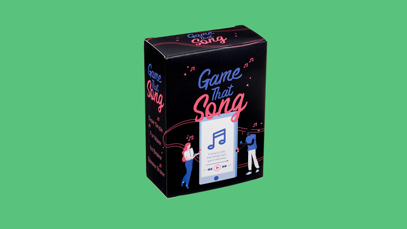 Game that song board game on green background