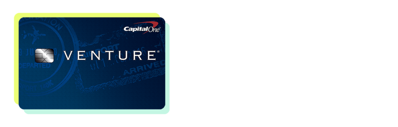 Capital One Venture credit card with colored border