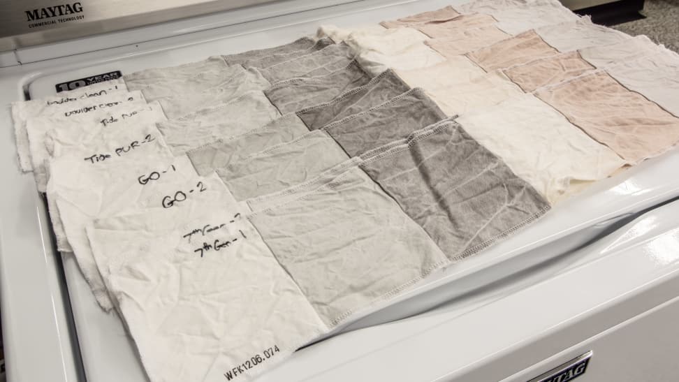 Eco-friendly detergents stain strips