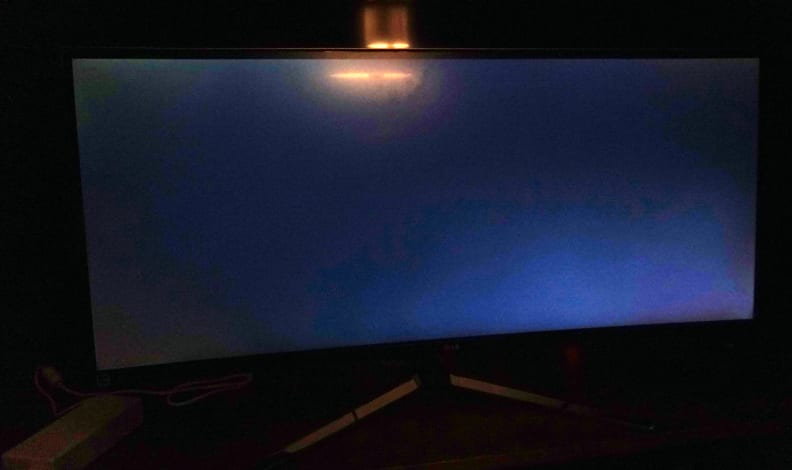 LG 34UC97 backlight uniformity