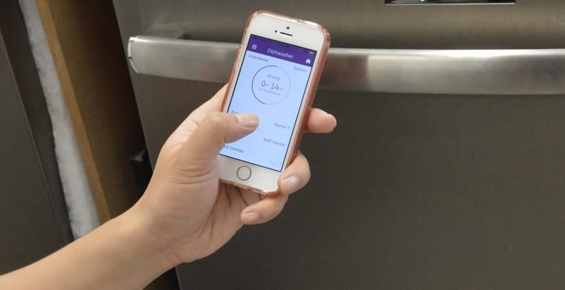 App on phone and GE Profile dishwasher