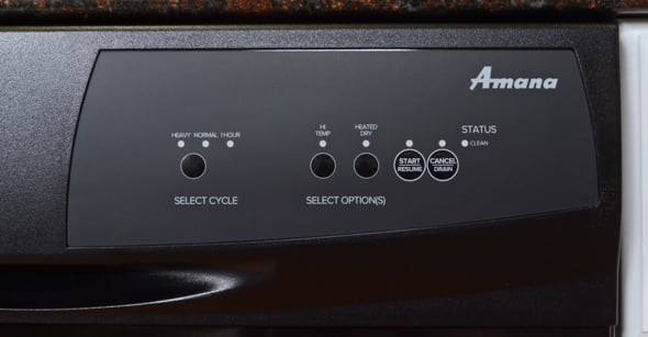 Amana ADB1100AWB—Controls