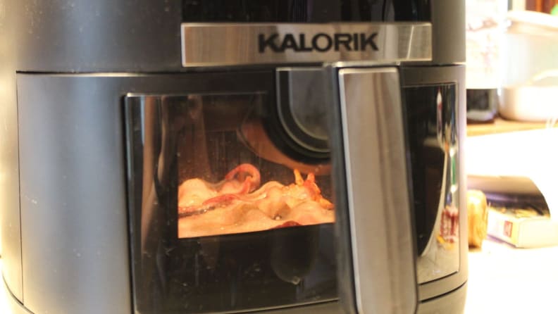 Kalorik 5 Quart Air Fryer with Ceramic Coating and Window, New, 13.5 in