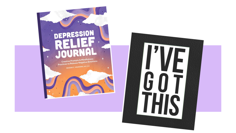 Two covers of depression journals.