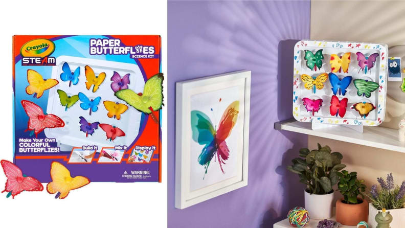 Paper Butterfly Science Kit, STEAM Toy, Crayola.com