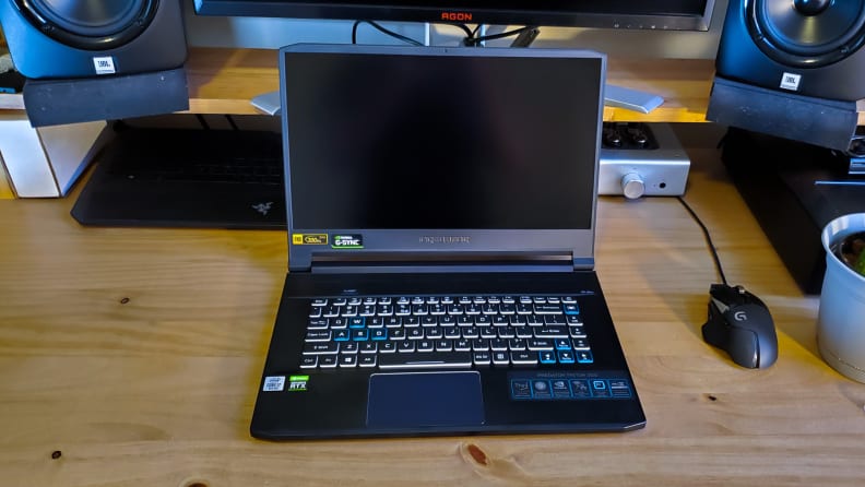 The laptop is off
