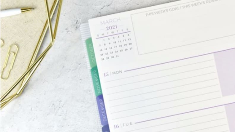 Help older kids stay organized with a weekly planner.
