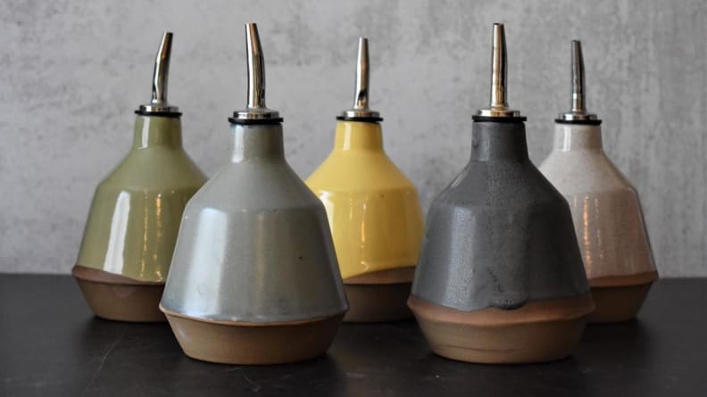 Best Etsy gifts: Ceramic oil bottle
