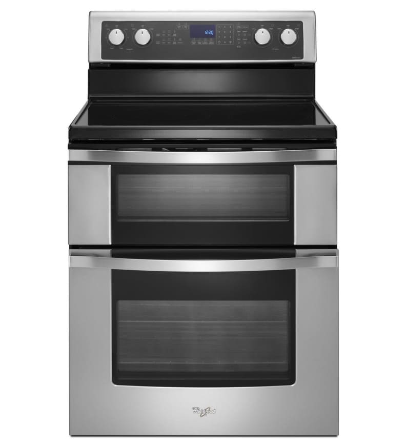 whirlpool double range oven