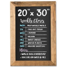 Product image of Rustic Magnetic Kitchen Chalkboard Sign 