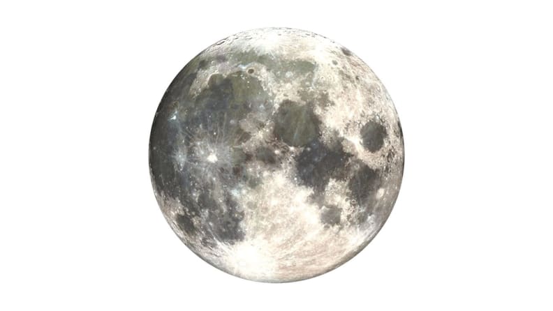Close up of a moon-designed Popsocket.