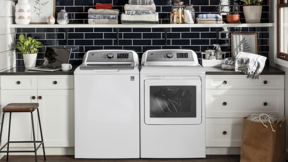 White Electric Washer GE GTW720BSNWS 5.0 Cu.Ft 