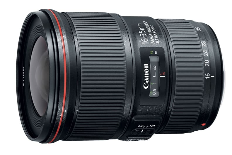 Canon's new 16-35mm f/4L is a great wide angle lens for those who want L-series quality in a wide angle lens but can't step up to the f/2.8 version.