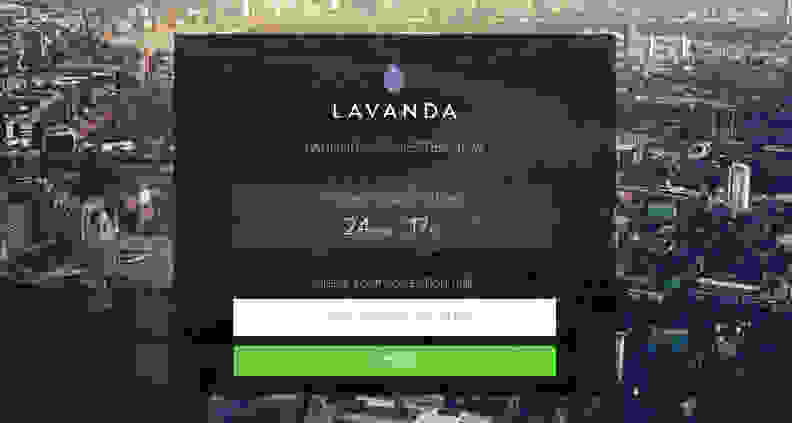 Average pick up time for Lavanda is currently less than 25 minutes.