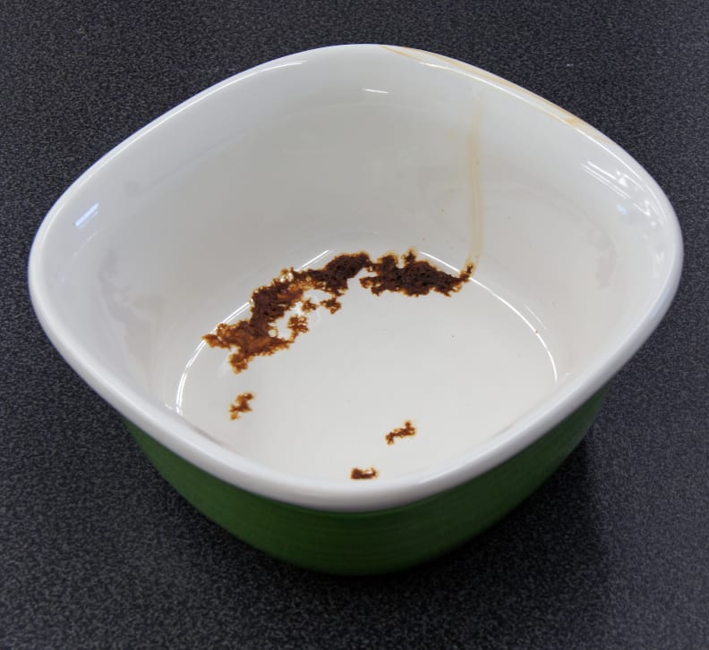 KitchenAid KDFE104DSS—Cheese Stain