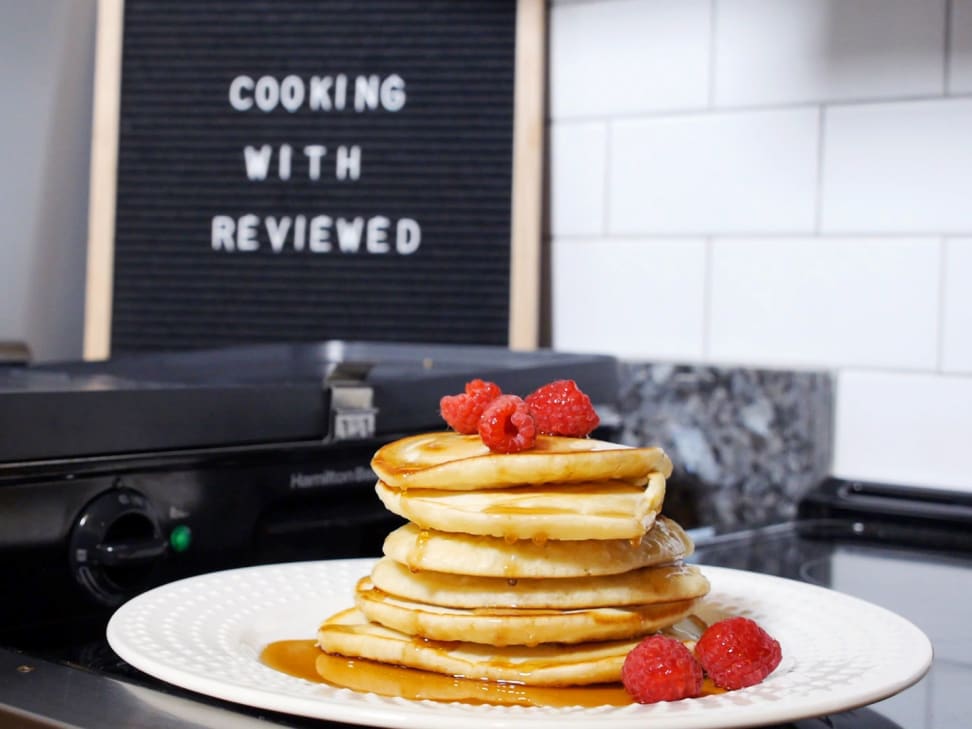 Electric Skillet Pancakes - In the Kitch