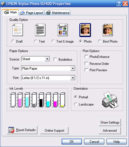 epson r2400 printer driver for mac