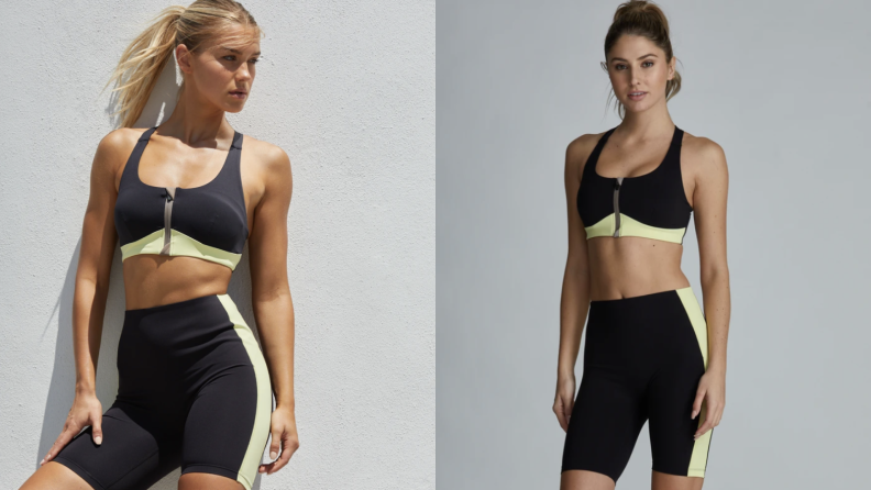 Noli Yoga bike shorts and sports bra