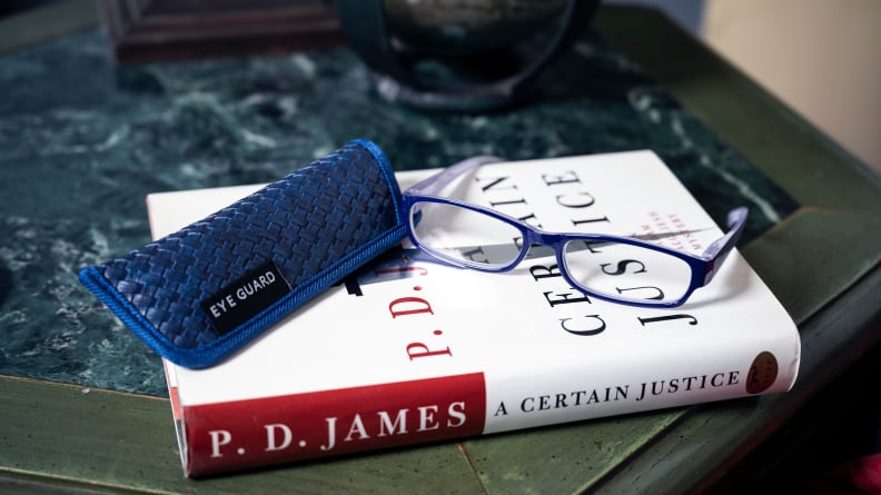 A pair of reading glasses from Eyeguard