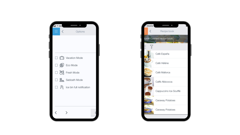 Use your iPhone to sync up your smart appliance with the Bosch Home Connect app