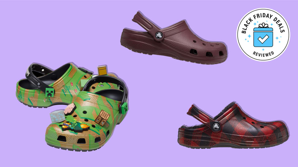 A selection of the best Crocs on sale for Black Friday.