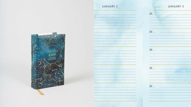 Celestial One Line A Day Diary