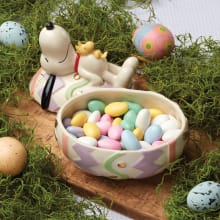 Product image of Lenox Peanuts Snoopy Easter Covered Candy Dish