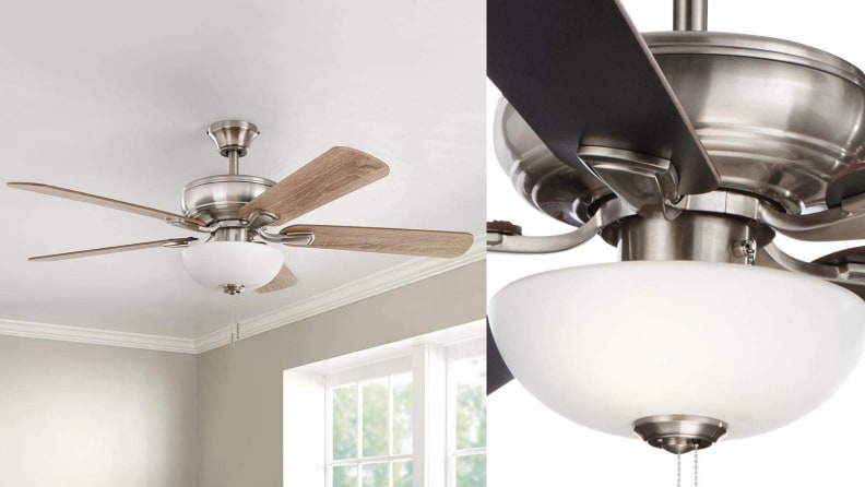 15 Top Rated Home Depot Ceiling Fans, Kitchen Ceiling Fans With Bright Lights