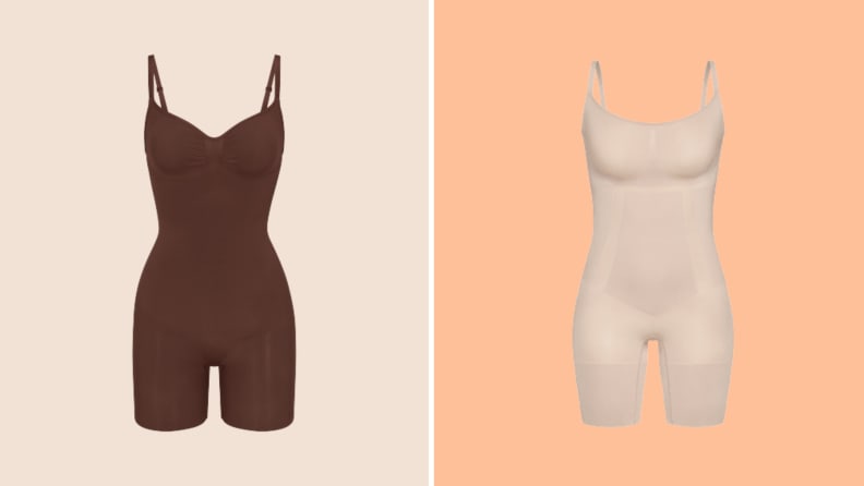 is @skims shapewear really worth the hype?!! let me show you before vs, SKIMS  Shapewear