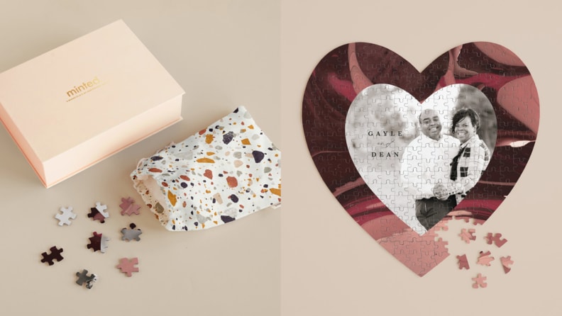 Heart shaped puzzle